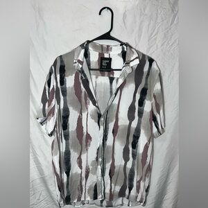 Cuidado con eT Perro Fancy Button Up